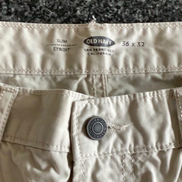 OLD NAVY MEN’S PANTS 36X32 - Picture 2 of 4